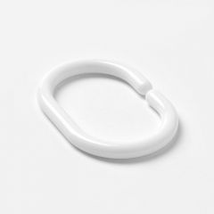Набор колец для шторы в ванную комнату Iddis Optima Home White RID011P