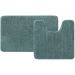 Набор ковриков для ванной комнаты Iddis 50х80 + 50х50 микрофибра темно-зеленый BSET06Mi13