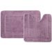 Набор ковриков для ванной комнаты Iddis 65х45 + 45х45 микрофибра фиолетовый PSET01Mi13