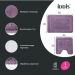 Набор ковриков для ванной комнаты Iddis 65х45 + 45х45 микрофибра фиолетовый PSET01Mi13