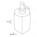 Дозатор для жидкого мыла Fixsen Balk FX-270-1 Бежевый
