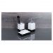 Дозатор для жидкого мыла Fixsen Text FX-230-1 белый,черный
