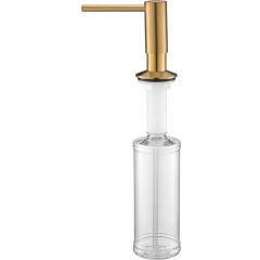 Дозатор для жидкого мыла Paulmark Decus D004-BG, брашированное золото