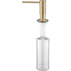 Дозатор для жидкого мыла Paulmark Decus D004-SBG, светлое брашированное золото