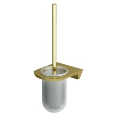 Щетка для унитазов подвесная Wasserkraft Aisch K-5927 матовое золото