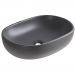 Керамическая раковина BelBagno (Бельбагно) накладная, овальная, BB1084-H311, 600x420x140, цвет серый матовый