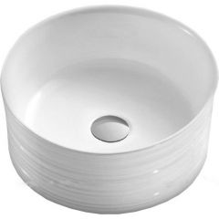 Раковина керамическая BelBagno (Бельбагно) BB1406 450х450х180 накладная, цвет белый