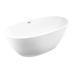Ванна акриловая Vincea VBT-404-1700, 1700х850х580, цвет белый, слив-перелив в комплекте, хром, (без монтажного комплекта/ножек)