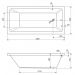 Акриловая ванна Cezares PLANE SOLO-180-80-49-W37