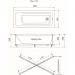 Ванна прямоугольная Тритон акриловая Прага 1800х800х590 мм (Щ0000049119), (без монтажного комплекта/ножек)