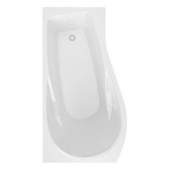 Ванна акриловая асимметричная Alex Baitler Orta L 150х90 белый, (без монтажного комплекта/ножек)