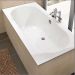 Ванна прямоугольная Villeroy&Boch Oberon материал Quaryl 1900х900х480 мм белая, (без монтажного комплекта/ножек)