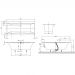 Ванна прямоугольная Villeroy and Boch (Виллерой энд Боч) Squaro Edge 12 материал Quaryl 1800х800х450 мм белая, (без монтажного комплекта/ножек)