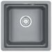 Мойка кухонная квадратная Granula, чаша 395х395 мм, 4501U+0010 алюминиум