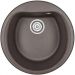 Кухонная мойка кварцевая Granula GR-5101 односекционная круглая, врезная, чаша 440x385, цвет эспрессо (5101es)