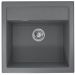 Мойка кухонная квадратная Granula, чаша 440х345 мм, 5003 графит (черно-серый)