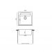 Мойка кухонная прямоугольная Polygran Argo-560 №14 Серый (575790)