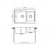 Мойка кухонная прямоугольная Polygran Brig-772 №16 Черный (621480)