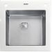 Мойка кухонная квадратная Tolero Ceramic Glass TG-500W белый хлопок (241978)