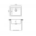 Мойка кухонная прямоугольная Tolero Classic R-111 белый (765698)