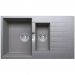 Мойка кухонная прямоугольная Tolero Loft TL-860 серый металлик (473936)
