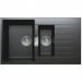 Мойка кухонная прямоугольная Tolero Loft TL-860 черный (473905)