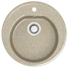 Мойка кухонная округлая Marrbaxx (Марбакс) Черая Z3 песочный (Z003Q005)