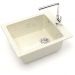 Мойка кухонная прямоугольная Marrbaxx (Марбакс) Линди Z8 бежевый (Z008Q002)