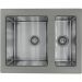 Мойка кухонная Прямоугольная Florentina Комби 640К серый шелк (21.460.D0640.307)