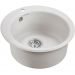 Мойка кухонная Paulmark (Паульмарк) кварцевая GELEGEN PM404800-WH белый D475 мм