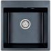 Мойка кухонная Paulmark кварцевая PRAKTISCH PM105152-BLM черный металлик 510х520