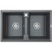 Мойка кухонная Paulmark кварцевая ZWILLING PM238150-DG графит 810х500