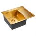 Мойка кухонная Paulmark Alster PM825951-BGL брашированное золото 510х590 мм