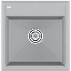Мойка кухонная Paulmark Stepia-500 PM115051-GRS серый дым