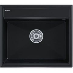 Мойка кухонная Paulmark Stepia-590 PM115951-BLM черный металлик