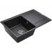 Мойка кухонная Paulmark кварцевая FLUGEN PM217850-BL черный 780х500 мм