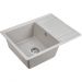 Мойка кухонная Paulmark (Паульмарк) кварцевая WEIMAR PM216550-GR серый 650х500 мм