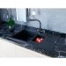 Мойка кухонная Paulmark кварцевая FESTE PM237850-BL черный 775х495 мм