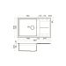Мойка кухонная прямоугольная Omoikiri Sumi 86-GR leningrad grey (4993564)