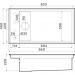Мойка кухонная прямоугольная Omoikiri Kinaru PRO 86-U/I-DO deep ocean (4997024)