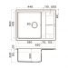 Мойка кухонная прямоугольная Omoikiri Sumi 65A-WH белый (4993861)