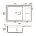 Мойка кухонная прямоугольная Omoikiri Sumi 78A-LB-WH белый (4997100)
