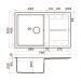 Мойка кухонная прямоугольная Omoikiri Sumi 79A-WG wind green (4997099)