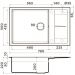 Мойка кухонная прямоугольная Omoikiri Sumi 78A-LB-WG (4997103)