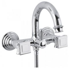 Смеситель для ванны Cezares (Цезарис) Olimp хром, ручки хром (OLIMP-VD-01-O)