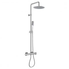Душевая стойка с термостатом Cezares (Цезарис) Siesta хром, ручки хром (SIESTA-F-CD-T-01)