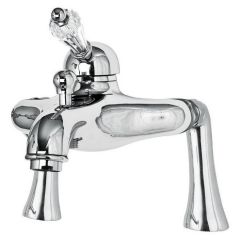 Смеситель на борт ванны Cezares (Цезарис) Vintage хром, Svarovski (VINTAGE-PBVM-01-Sw)