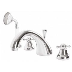 Смеситель на борт ванны Cezares (Цезарис) Golf хром, ручки хром (GOLF-BVD-01)