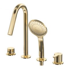 Смеситель для ванны Cezares (Цезарис) Leaf Sunrise (LEAF-BVDM4-SR)