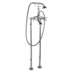 Напольный смеситель для ванны Cezares (Цезарис) Nostalgia хром, ручки хром (NOSTALGIA-VDP-01-M)